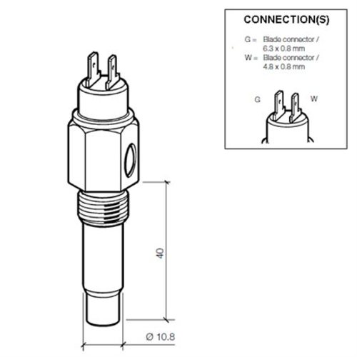 [BB323803001023D] Veratron VDO Kühlmitteltemperatursensor 120°C - M1