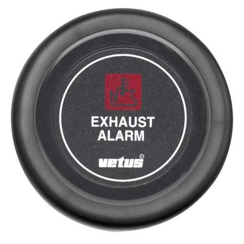 [BBXHI12B] Vetus Auspufftemperaturalarmanzeige, schwarz, 12 V