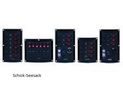 [27538] Schalter-Paneel vertikal 6-fach 12V