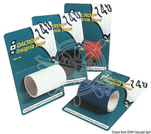 [11391007] Dacron Insig Tape schwarz 75mmx1.5m