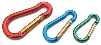 [30732] Alu-Karabinerhaken farbig 80mm