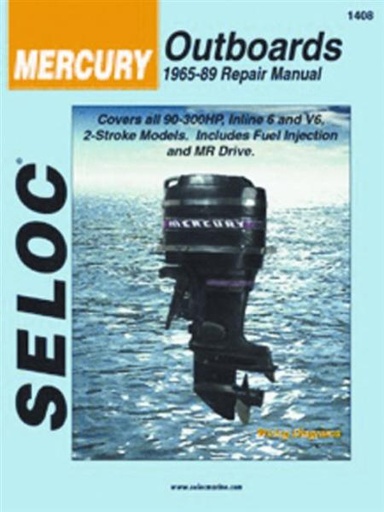 [18-01408] Werkstattbuch Mercury 90 - 300 PS 1965-89 Ersatzteil Sierra Marine 18-01408