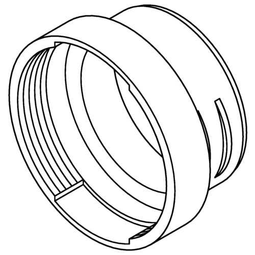 [BB1320760A] Webasto Reduzierstueck Adapter 90/60, Kunststoff,