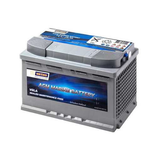 [VEAGM70] Vetus AGM-Batterie 12V/70Ah
