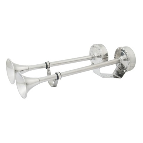 [BB11018XLP] Marinco elektrisches Doppelhorn 24 Volt, Edelstahl