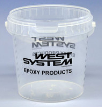 [44499] WEST SYSTEM Mixbecher 800ml mit Maßeinheit