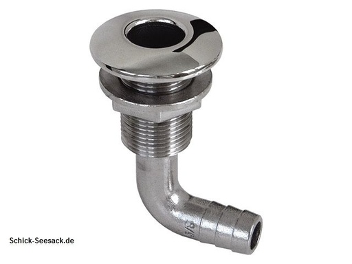 [27565] Borddurchlass Niro AISI316 19mm gebogen