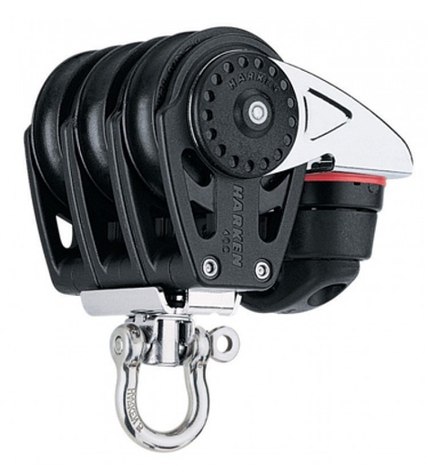 [40765] Harken 40mm Carbo Dreifach-Block mit Carbo-Cam