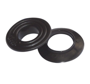 [11104003] Rundkauschen schw (12St pro Karte)