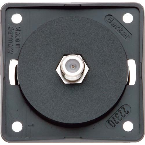 [BB609451955] Philippi  FD koax, schwarz Verbinderdose