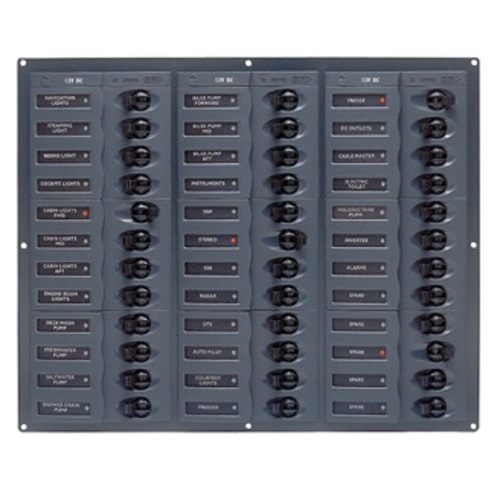 [BBNC36NM] BEP Trennschalter-Panel DC 12V, 36-fach