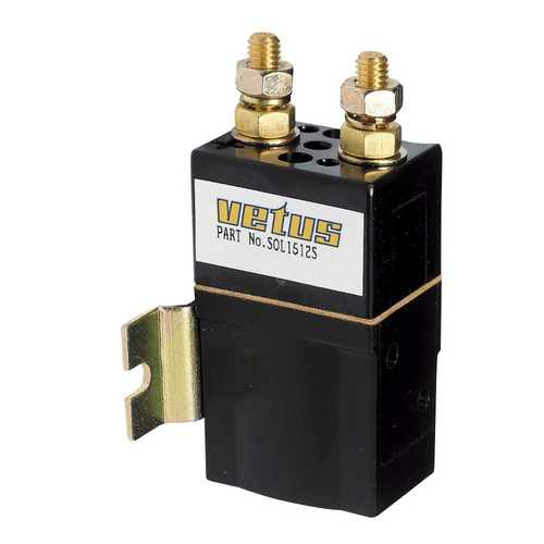[BBSOL1512S] Vetus Einzelrelais 12V/1500W