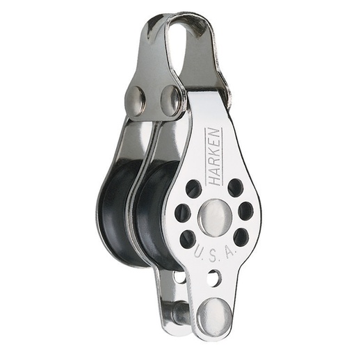 [27240] Harken Micro Doppel-Block mit Hundsfott