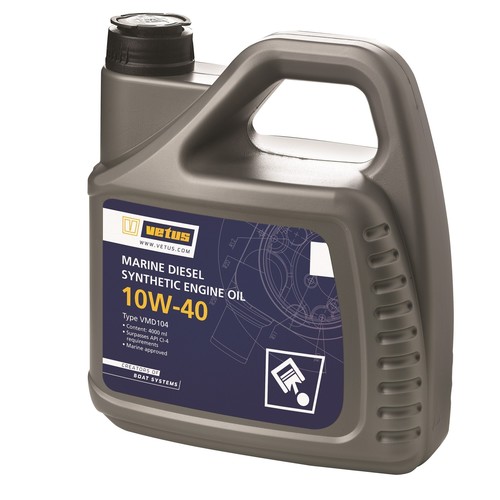 [VMD104] Vetus Marine Diesel Synt.öl SAE10W-40 4,0 Ltr.