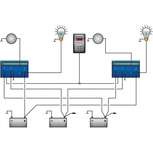 [BBBW3A] Vetus Adapter für 2 x BW3 auf einem Panel