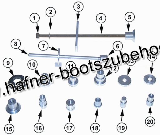 [18-9820] Lager Installations-Set Ersatzteil Sierra Marine 18-9820