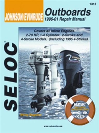 [18-01312] Werkstattbuch Johnson Evinrude 1,25 - 70 PS Ersatzteil Sierra Marine 18-01312