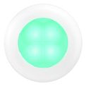 [BB2XT980502441] Hella LED RND SL CYAN 12V WHT RIM BB 2XT980502441