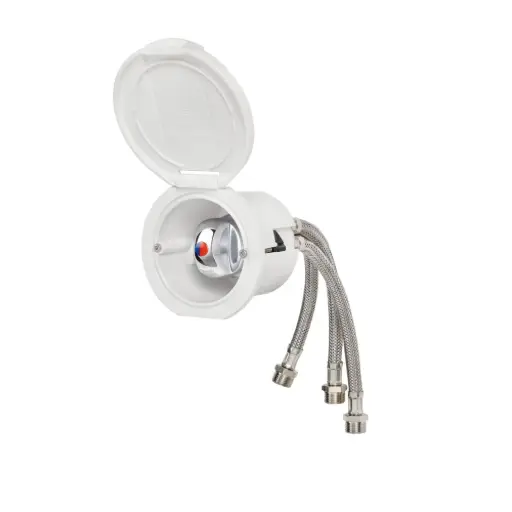 [67582] MIXER TAP+CHROME ROUND COVER